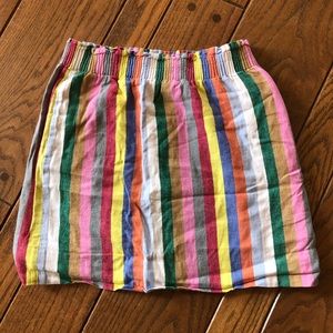 J CREW striped skirt